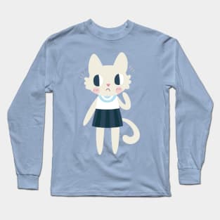 Sailor Fuku Cat Long Sleeve T-Shirt